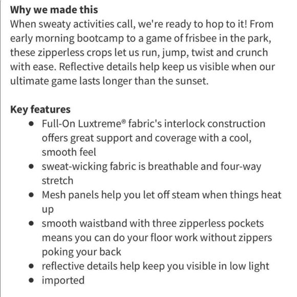 Lululemon Hop To It Crop Floral Embossed Black - Picture 4 of 13